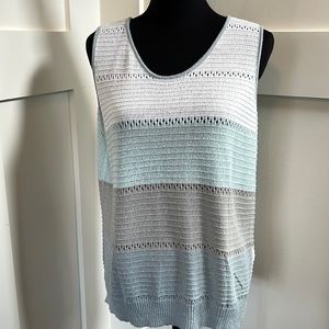 Lightweight sweater tank top
